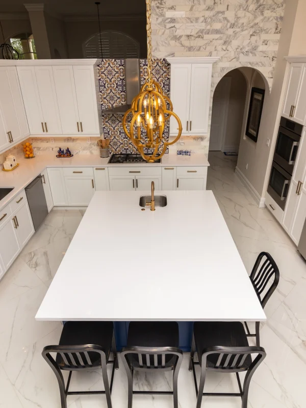Modern White Kitchen in Estate Home 4