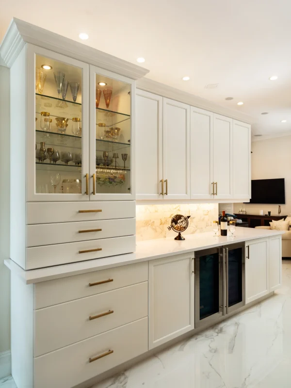 Modern White Kitchen in Estate Home2