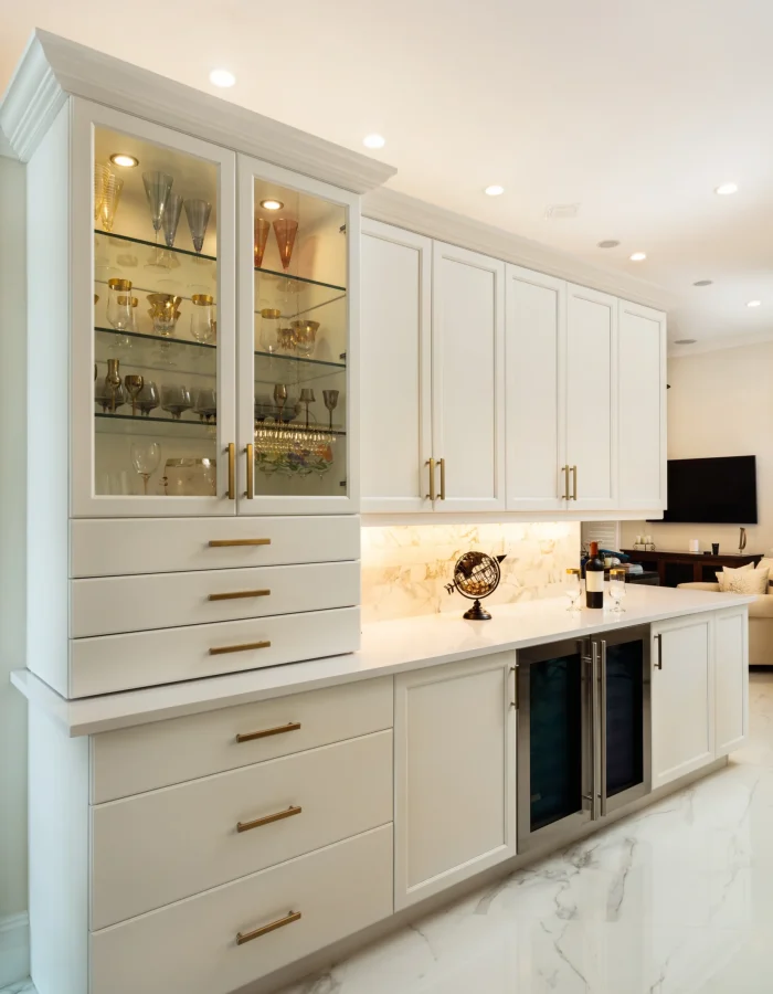 Modern White Kitchen in Estate Home2